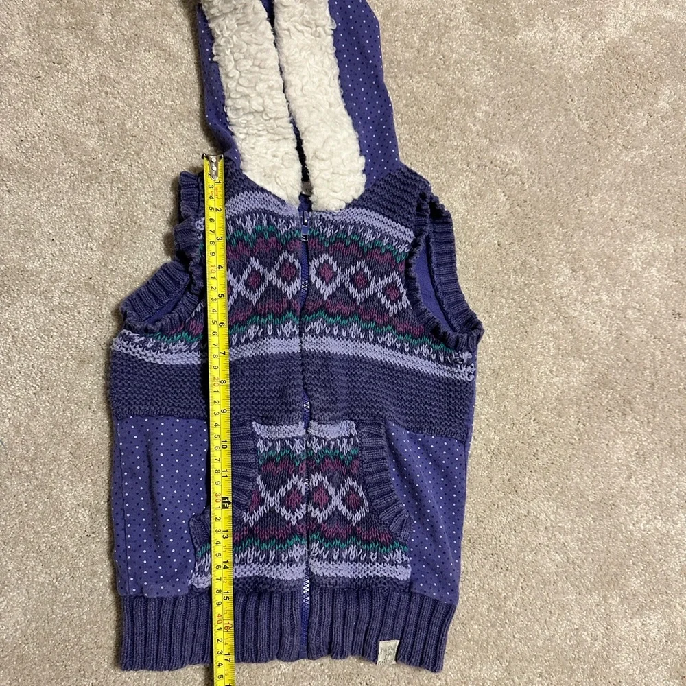 Purple sweater vest hoodie 10 year old girl
